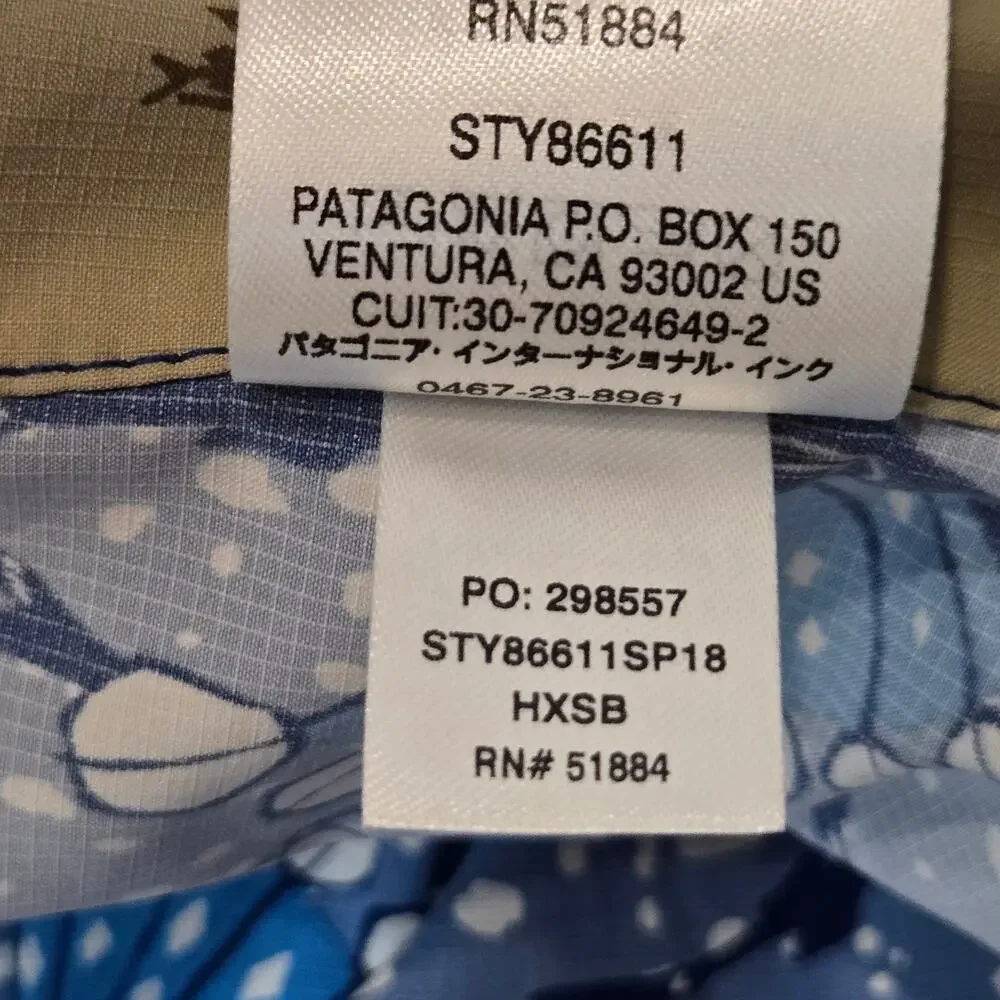 Patagonia Men's Planing Board Shorts‎ Swim Trunks UPF Quick Dry Butterfly 32